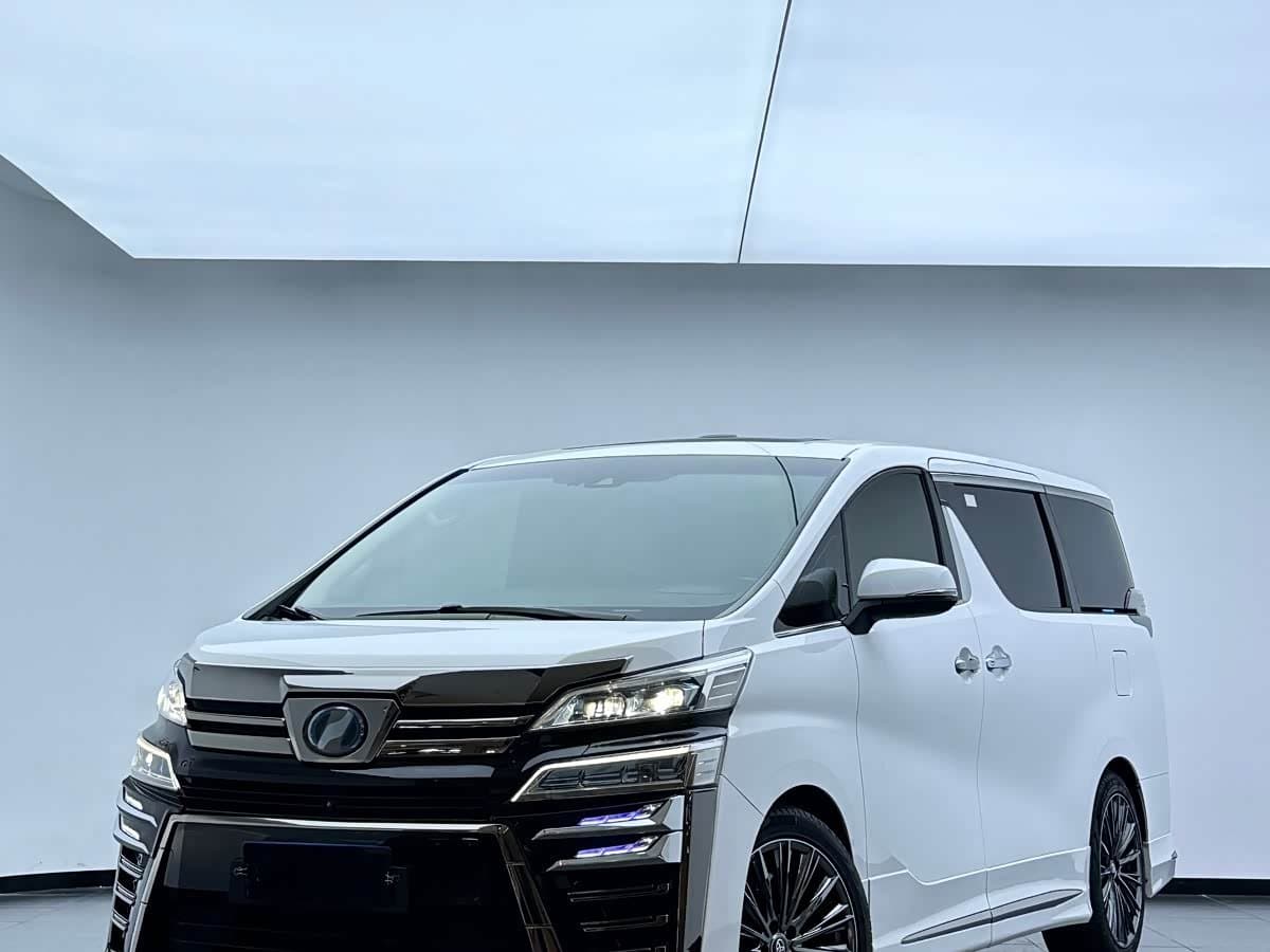 2019 Toyota Vellfire White, 100,000 km, China export – photo 1
