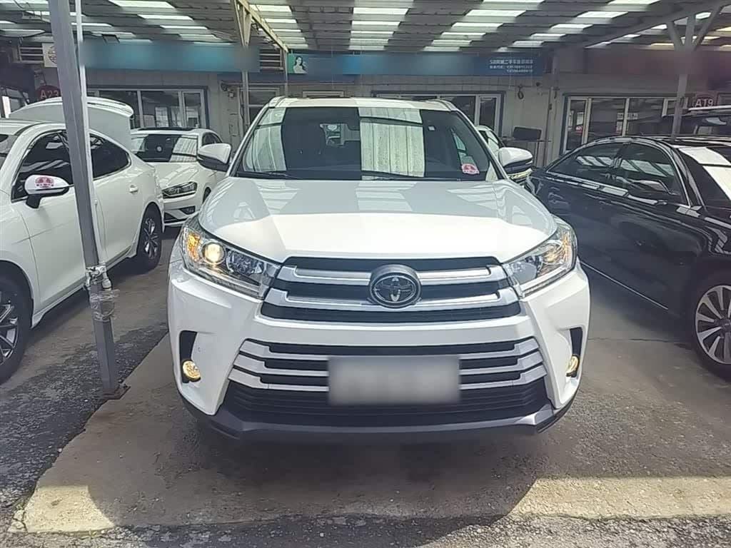 2018 Toyota Highlander White, 90,200 km, China export – photo 3