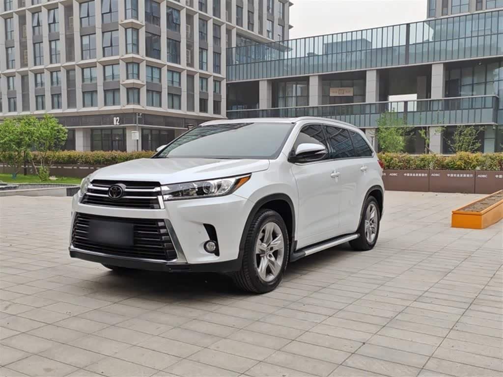 2021 Toyota Highlander White, 74,900 km, China export – photo 2