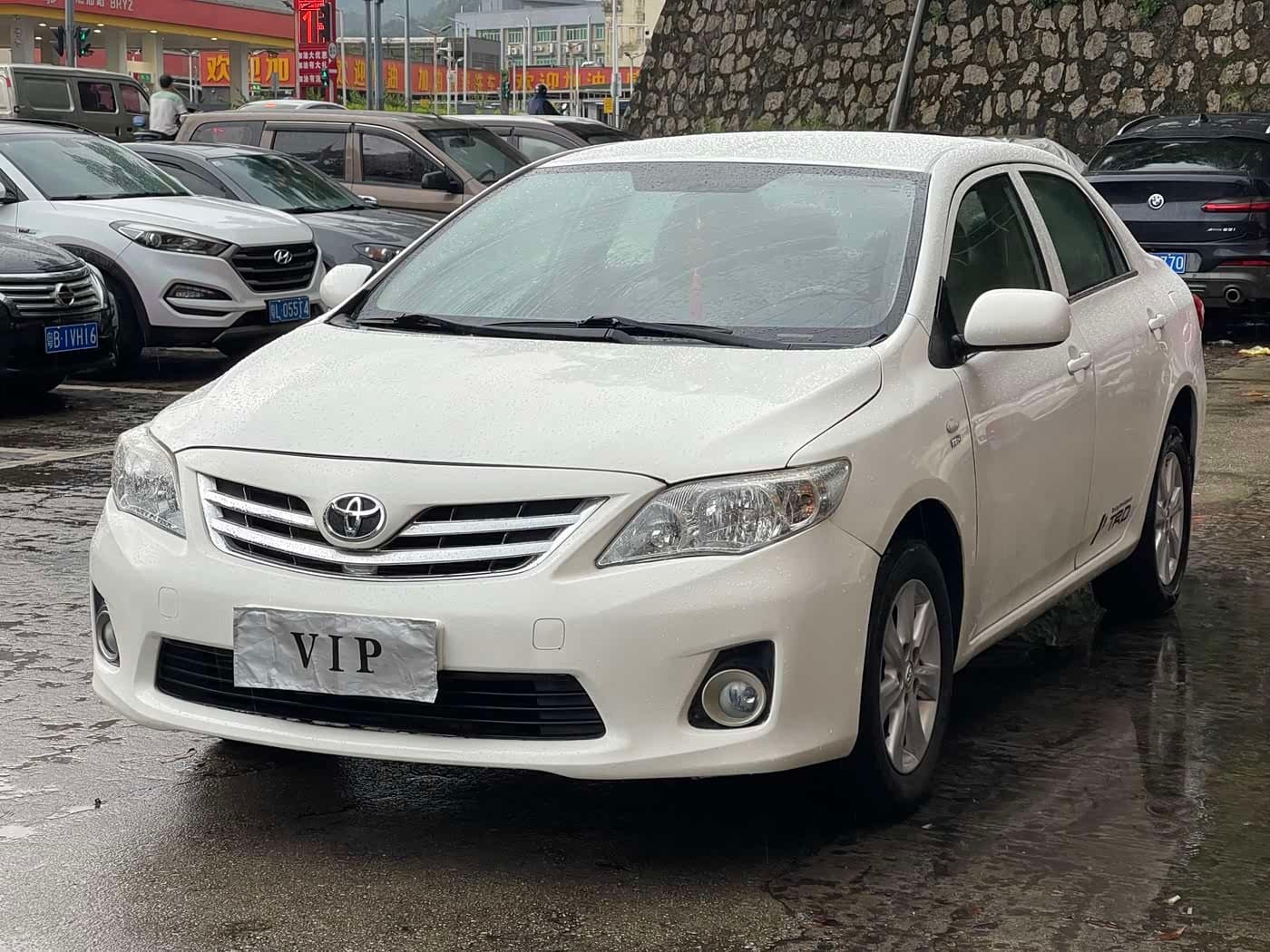 2012 Toyota Corolla White, 140,000 km, China export – photo 1