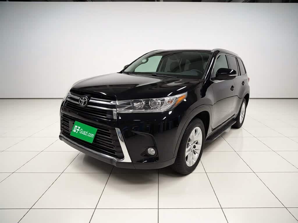 2018 Toyota Highlander Black, 70,600 km, China export – photo 1