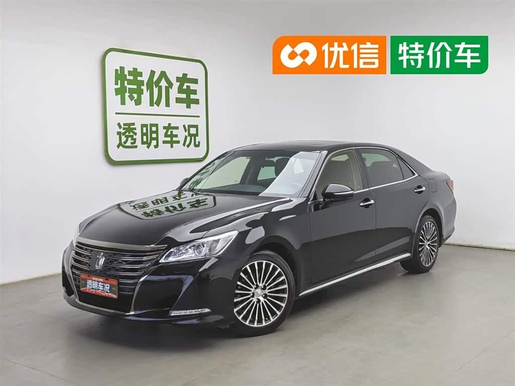 2017 Toyota Crown Black, 89,300 km, China export – photo 1
