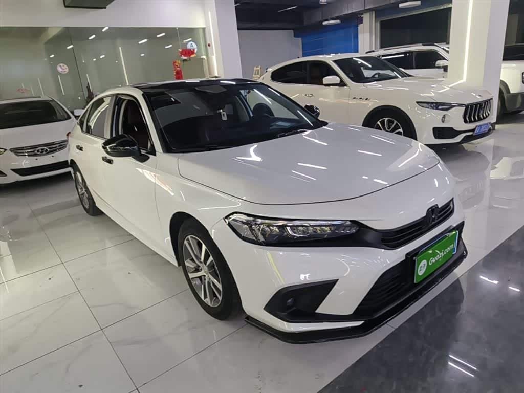 2021 Honda Civic White, 32,900 km, China export – photo 4