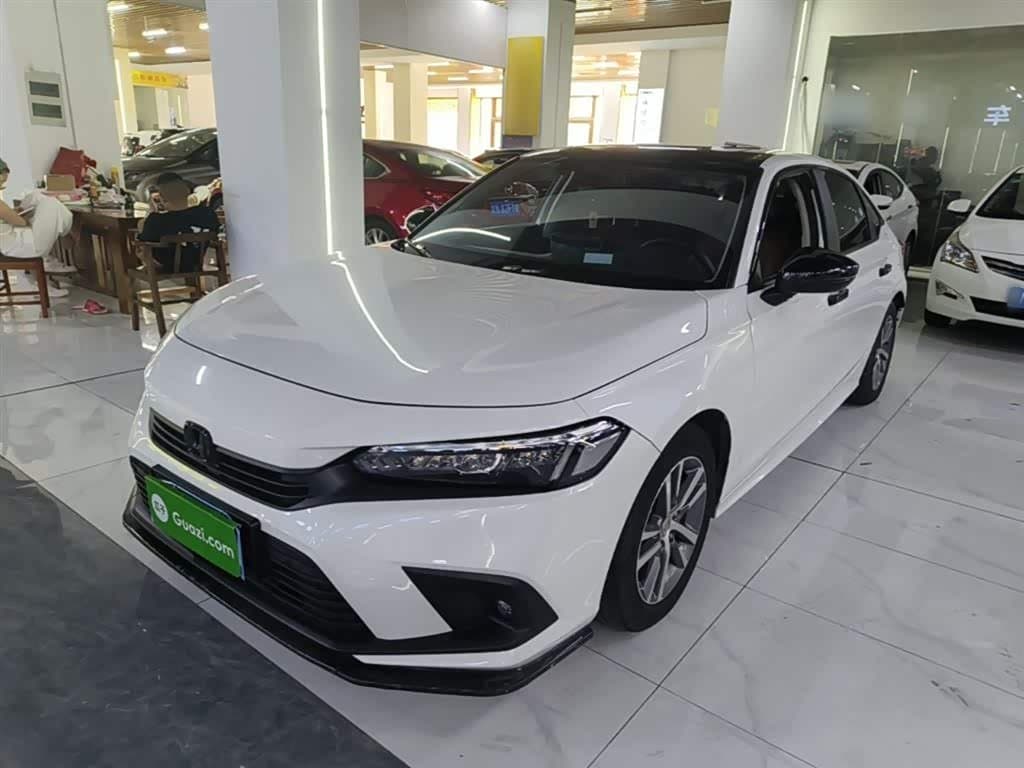2021 Honda Civic White, 32,900 km, China export – photo 1