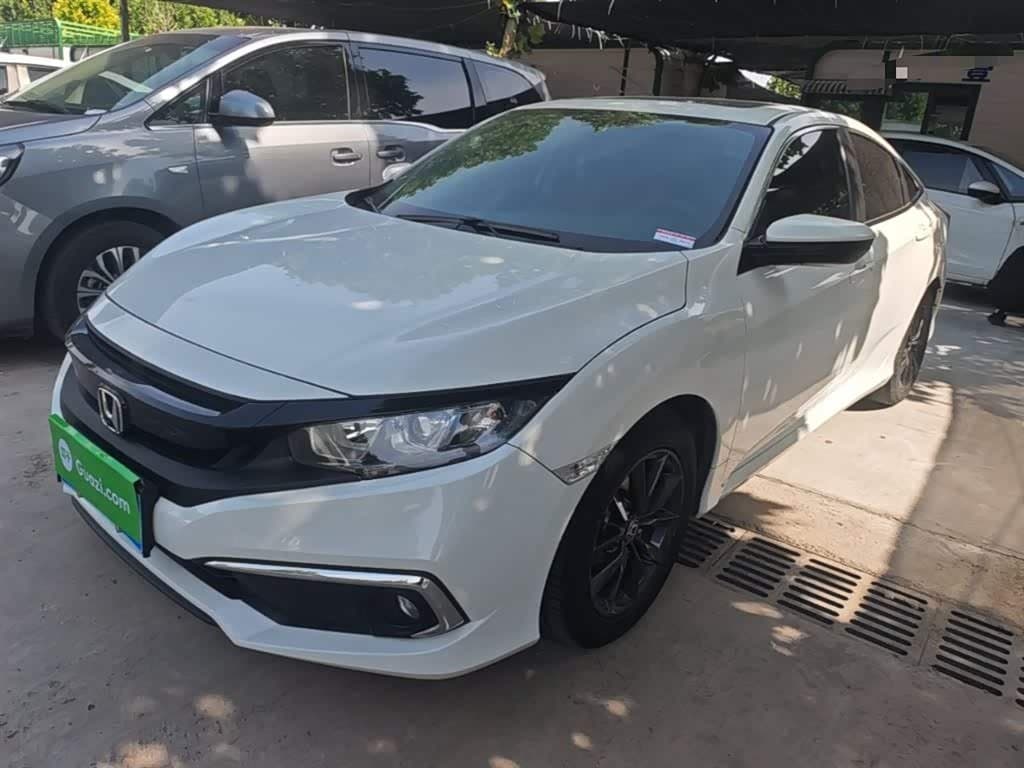 2019 Honda Civic White, 34,800 km, China export – photo 2