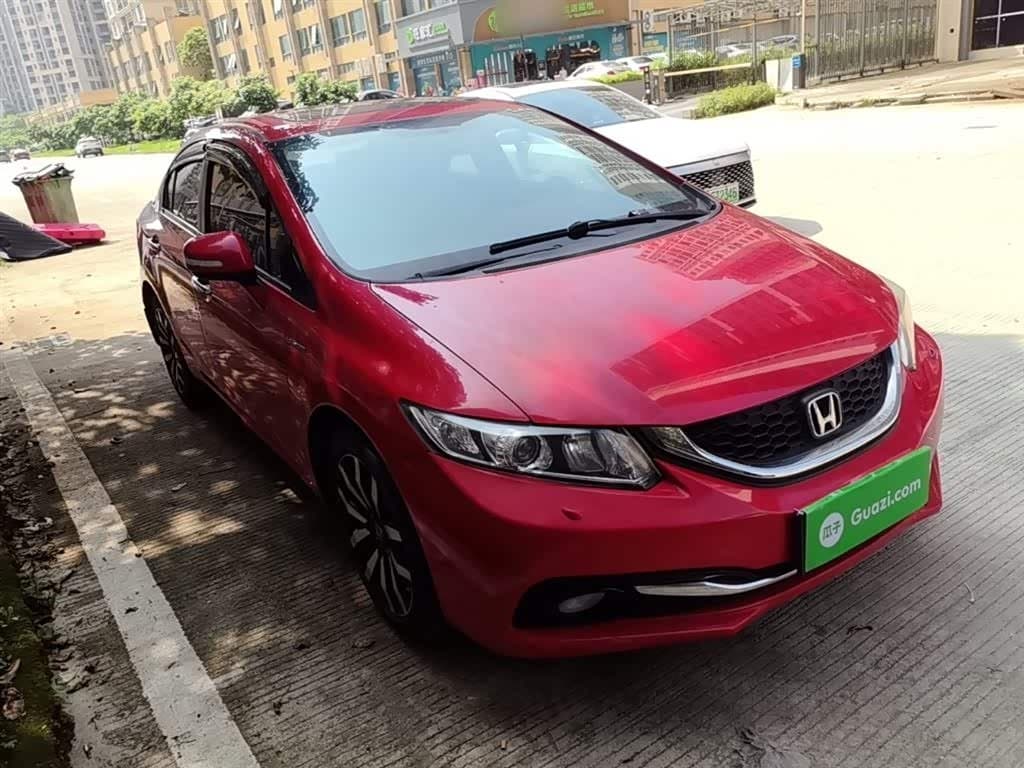 2014 Honda Civic Red, 77,200 km, China export – photo 4