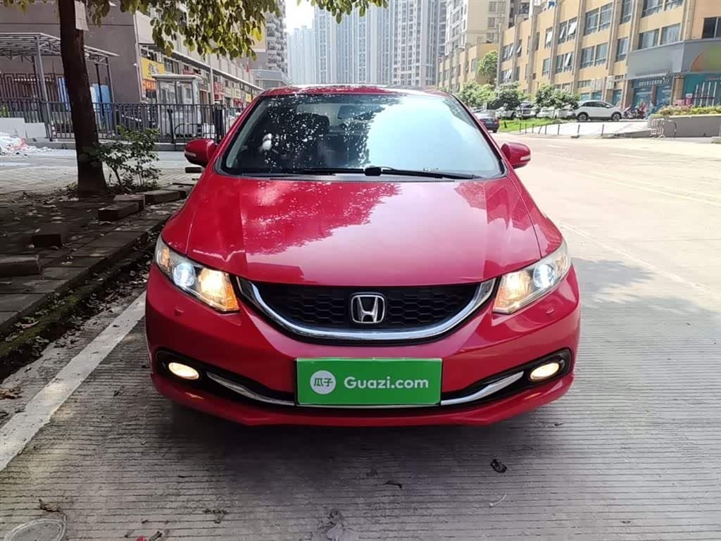 2014 Honda Civic Red, 77,200 km, China export – photo 3