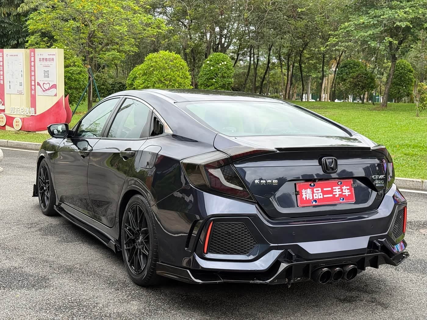2019 Honda Civic Blue, 71,000 km, China export – photo 5