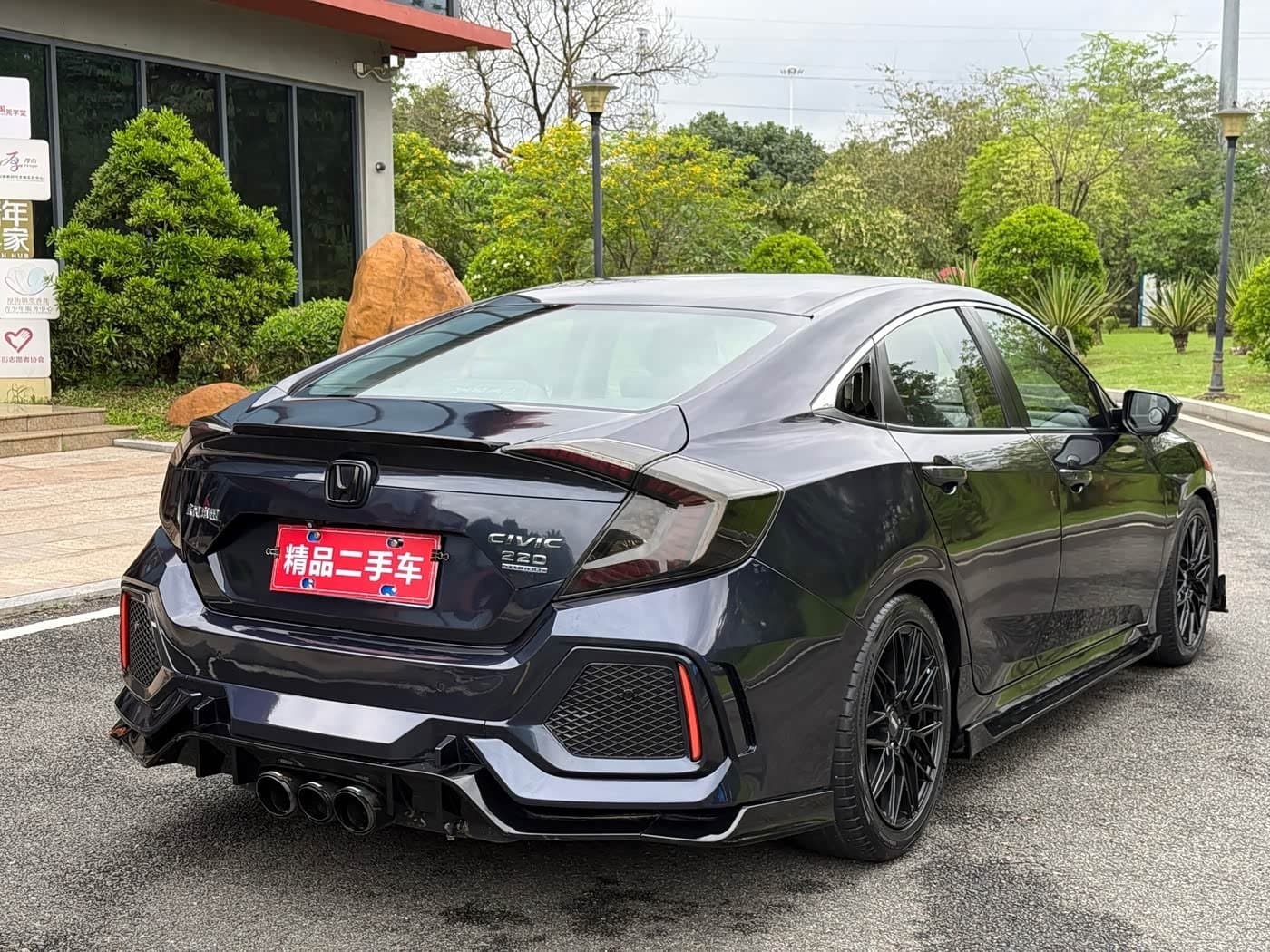 2019 Honda Civic Blue, 71,000 km, China export – photo 4
