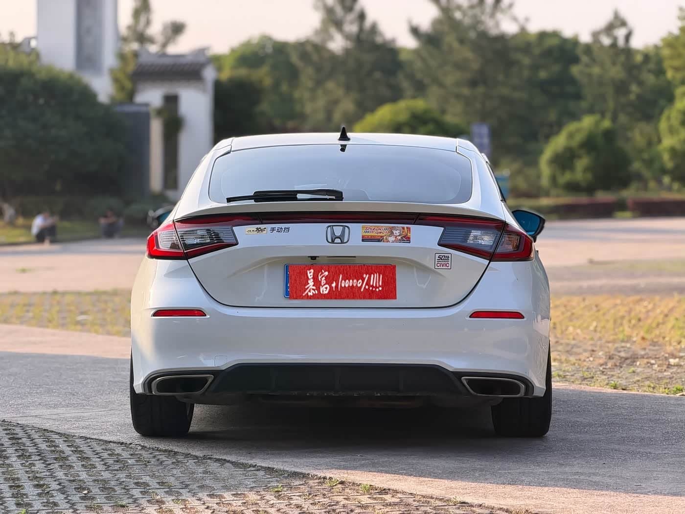 2022 Honda Civic White, 60,000 km, China export – photo 5