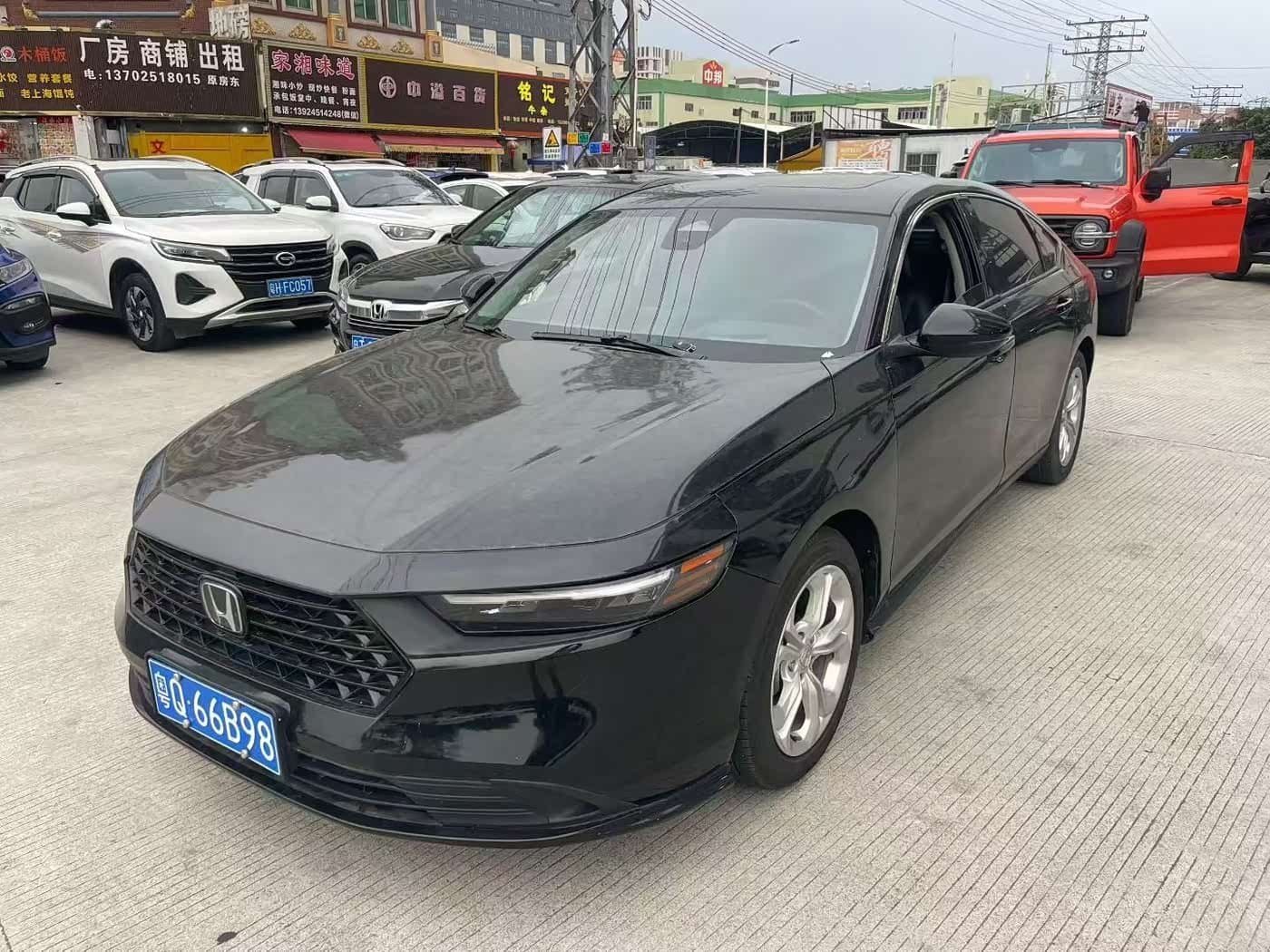 2021 Honda Accord Black, 40,000 km, China export – photo 1