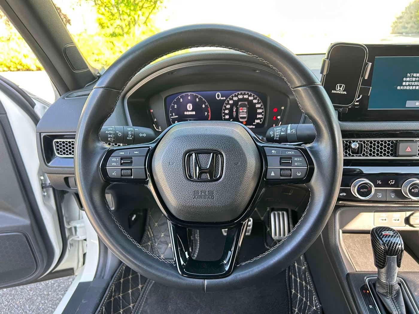 2021 Honda Civic White, 32,000 km, China export – photo 6