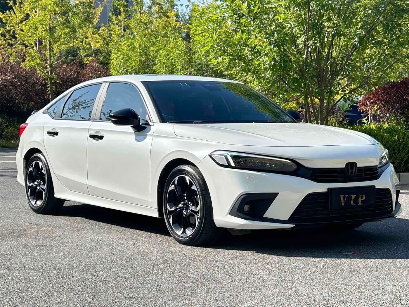 2021 Honda Civic White, 32,000 km, China export – photo 3