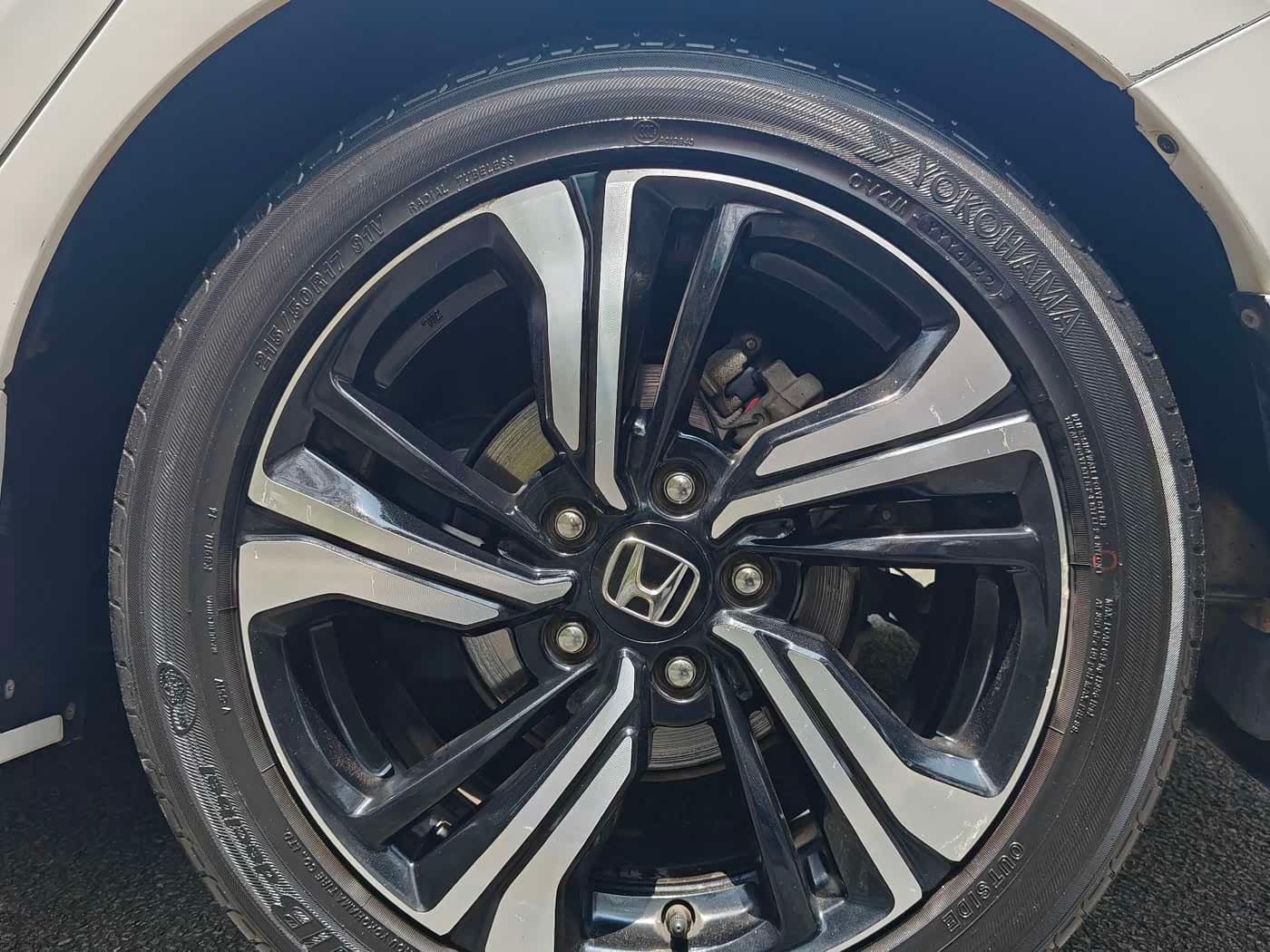 2016 Honda Civic White, 93,000 km, China export – photo 5