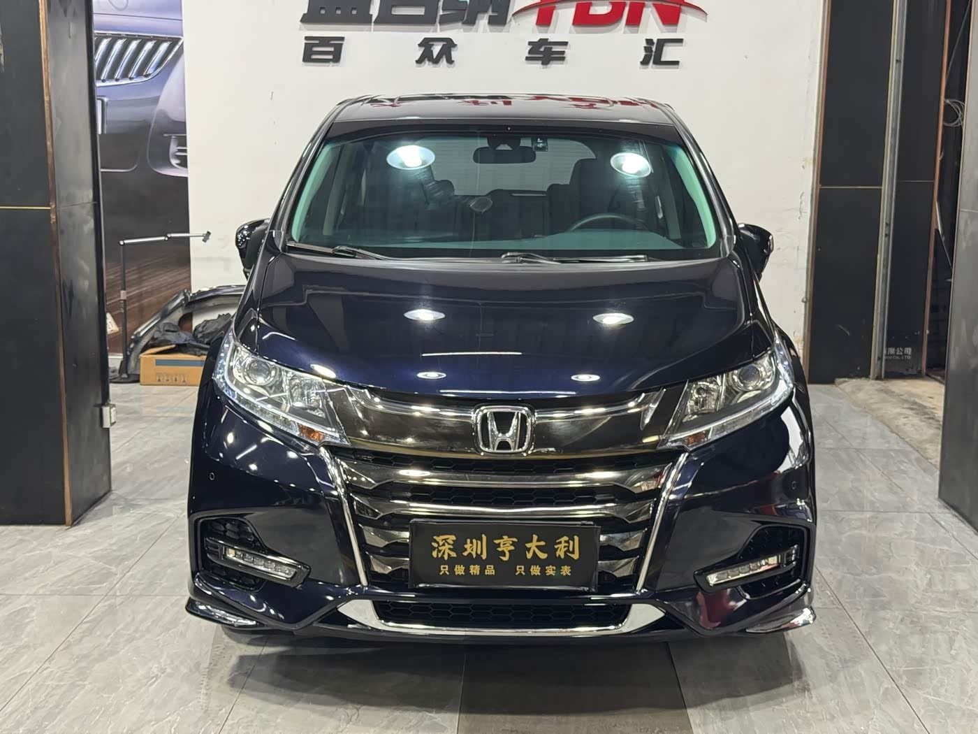 2019 Honda Odyssey Blue, 40,000 km, China export – photo 4