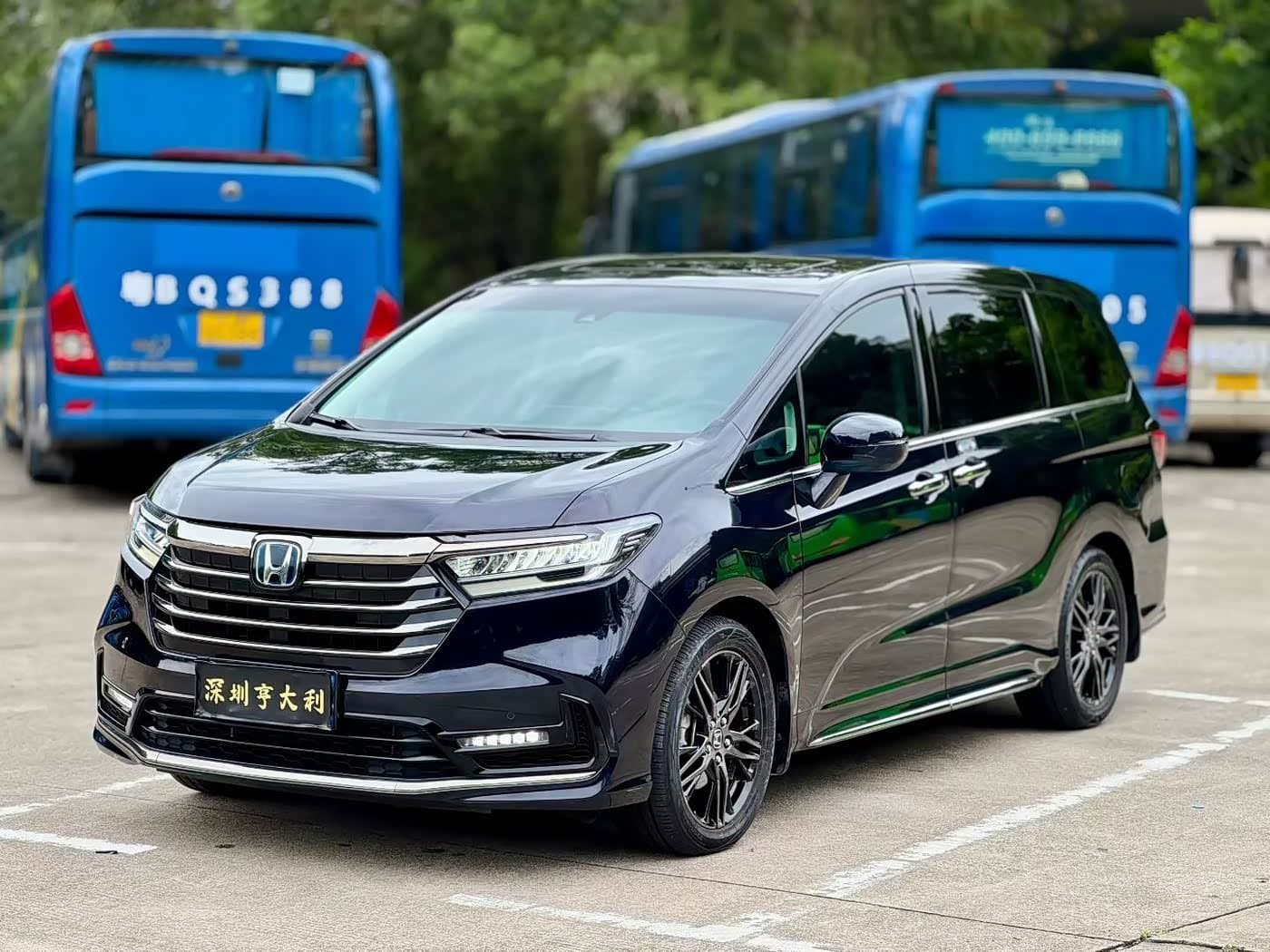 2021 Honda Odyssey Blue, 30,000 km, China export – photo 1
