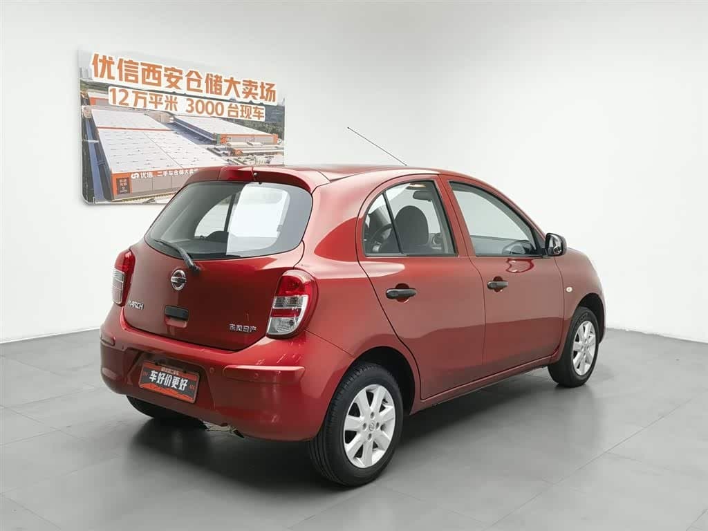2010 Nissan March Red, 89,100 km, China export – photo 2