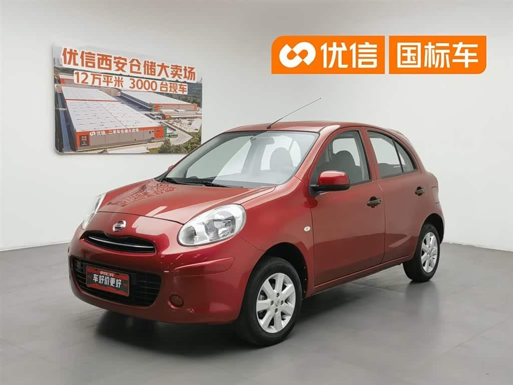 2010 Nissan March Red, 89,100 km, China export – photo 1