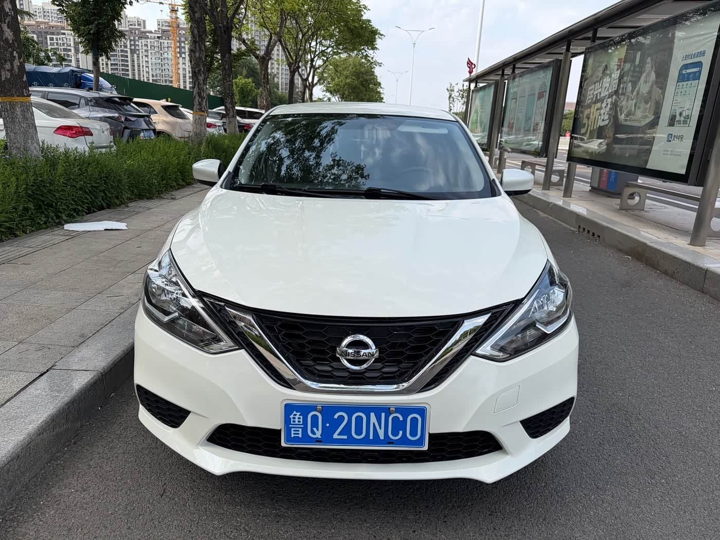 2019 Nissan Sylphy White, 60,000 km, China export – photo 1
