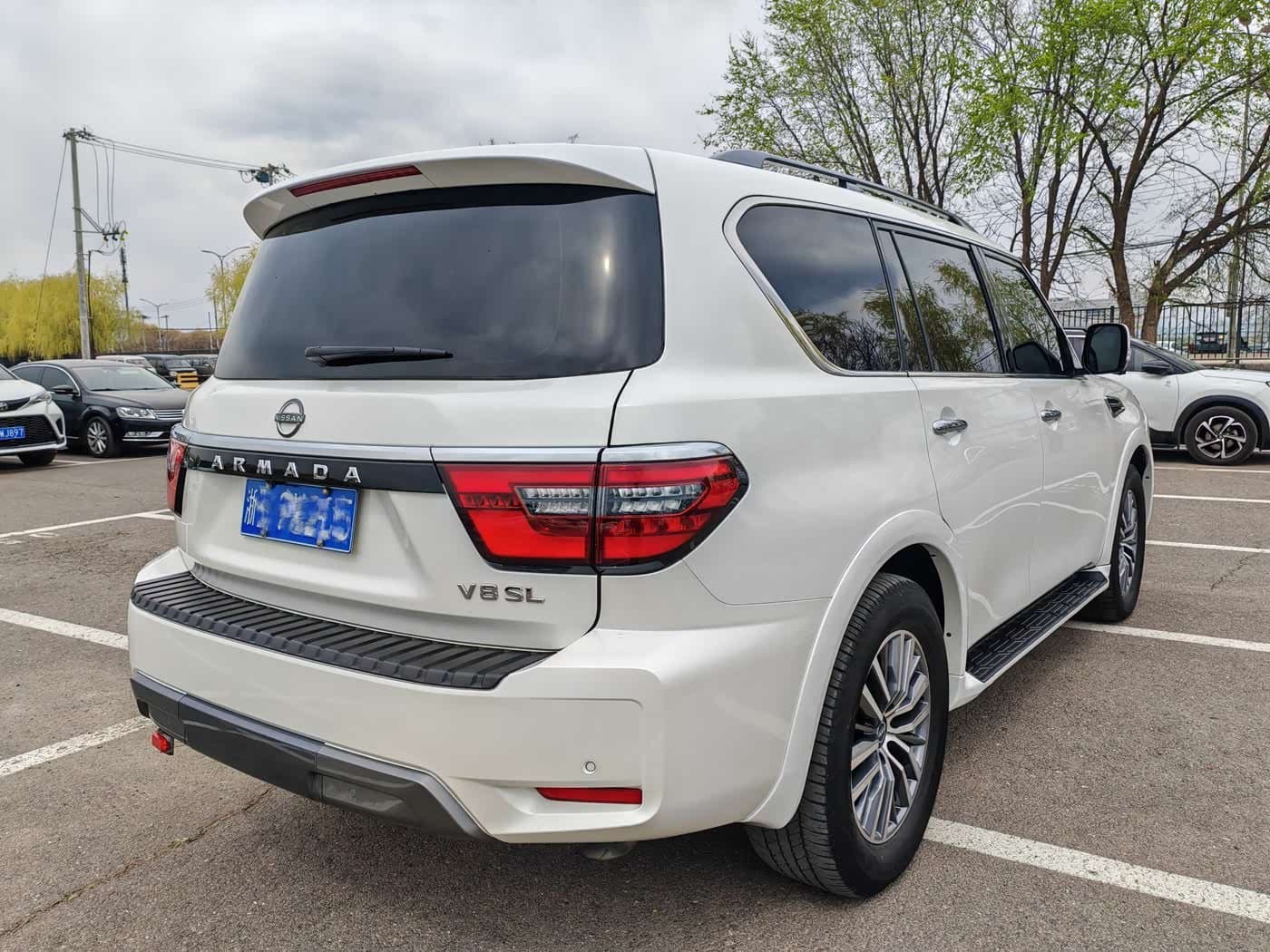 2022 Nissan Patrol White, 40,000 km, China export – photo 3