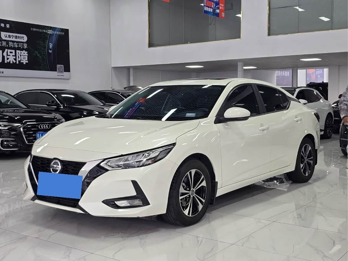 2021 Nissan Sylphy White, 22,000 km, China export – photo 1