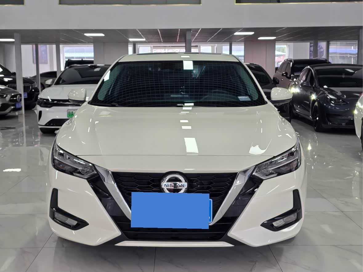 2021 Nissan Sylphy White, 22,000 km, China export – photo 2