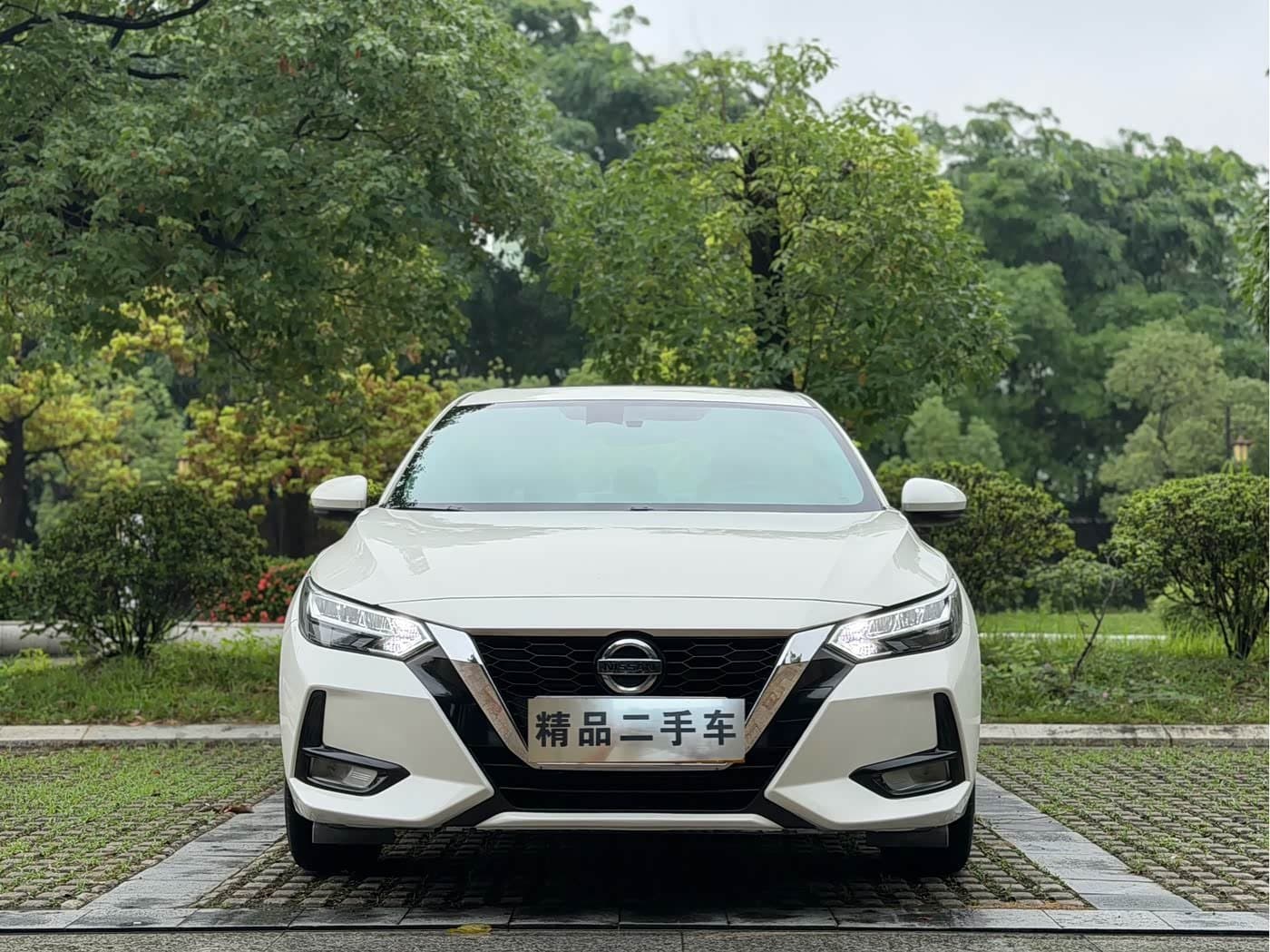 2021 Nissan Sylphy White, 22,000 km, China export – photo 2