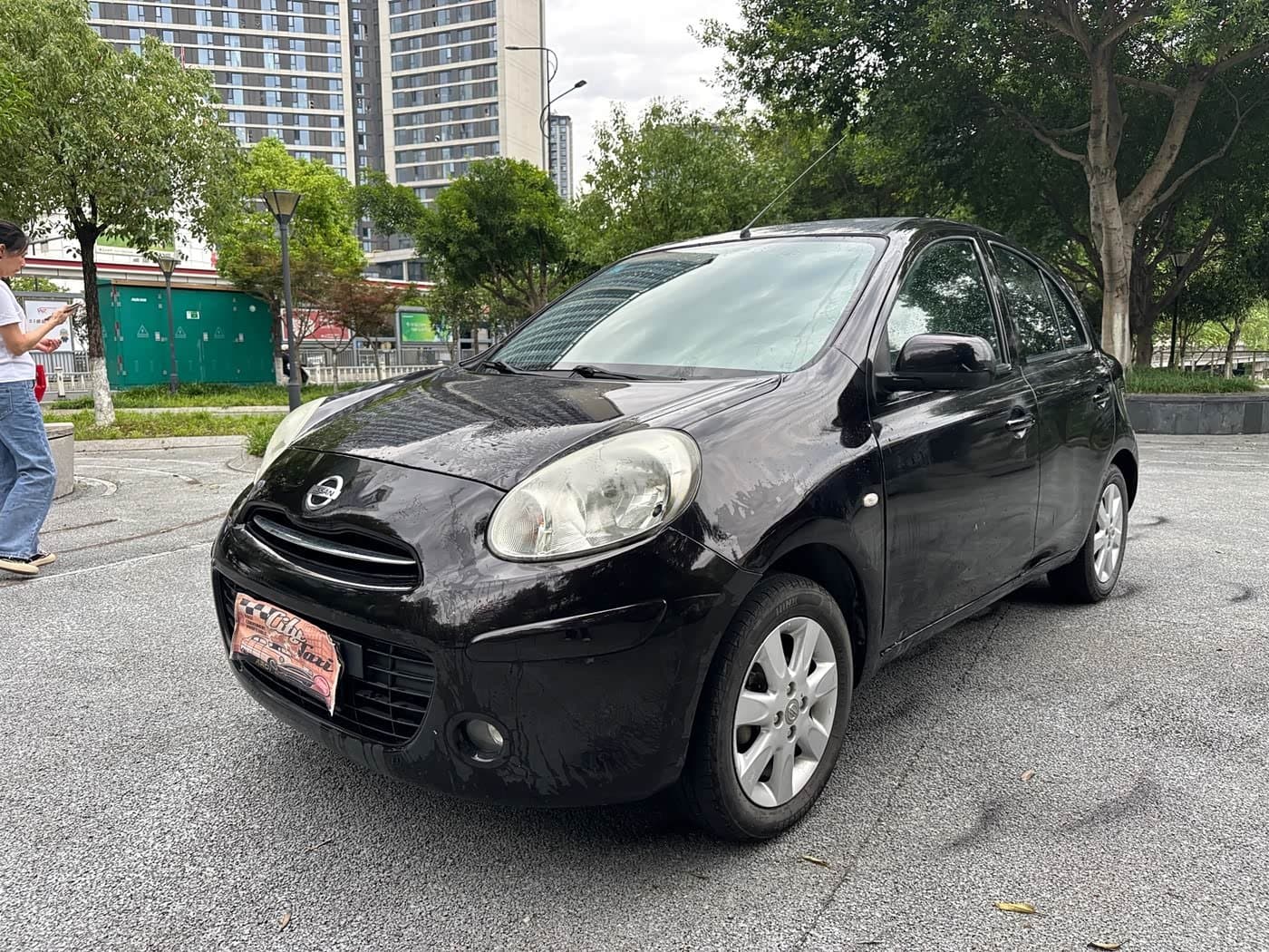 2010 Nissan March Black, 150,000 km, China export – photo 1