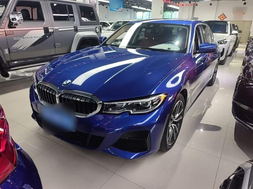 2021 BMW 3 Series Blue, 36,000 km, China export – photo 2