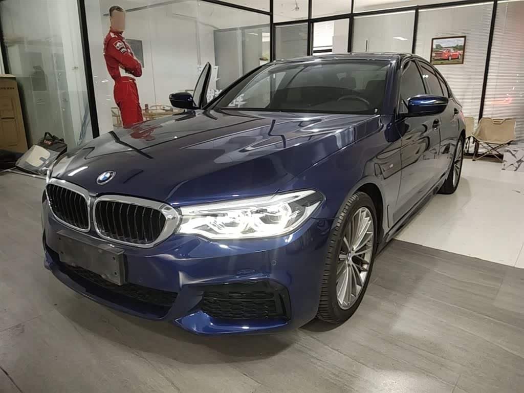 2019 BMW 5 Series Blue, 58,100 km, China export – photo 2
