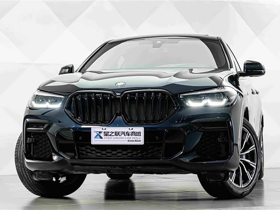 2022 BMW X6 Blue, 11,100 km, China export – photo 3