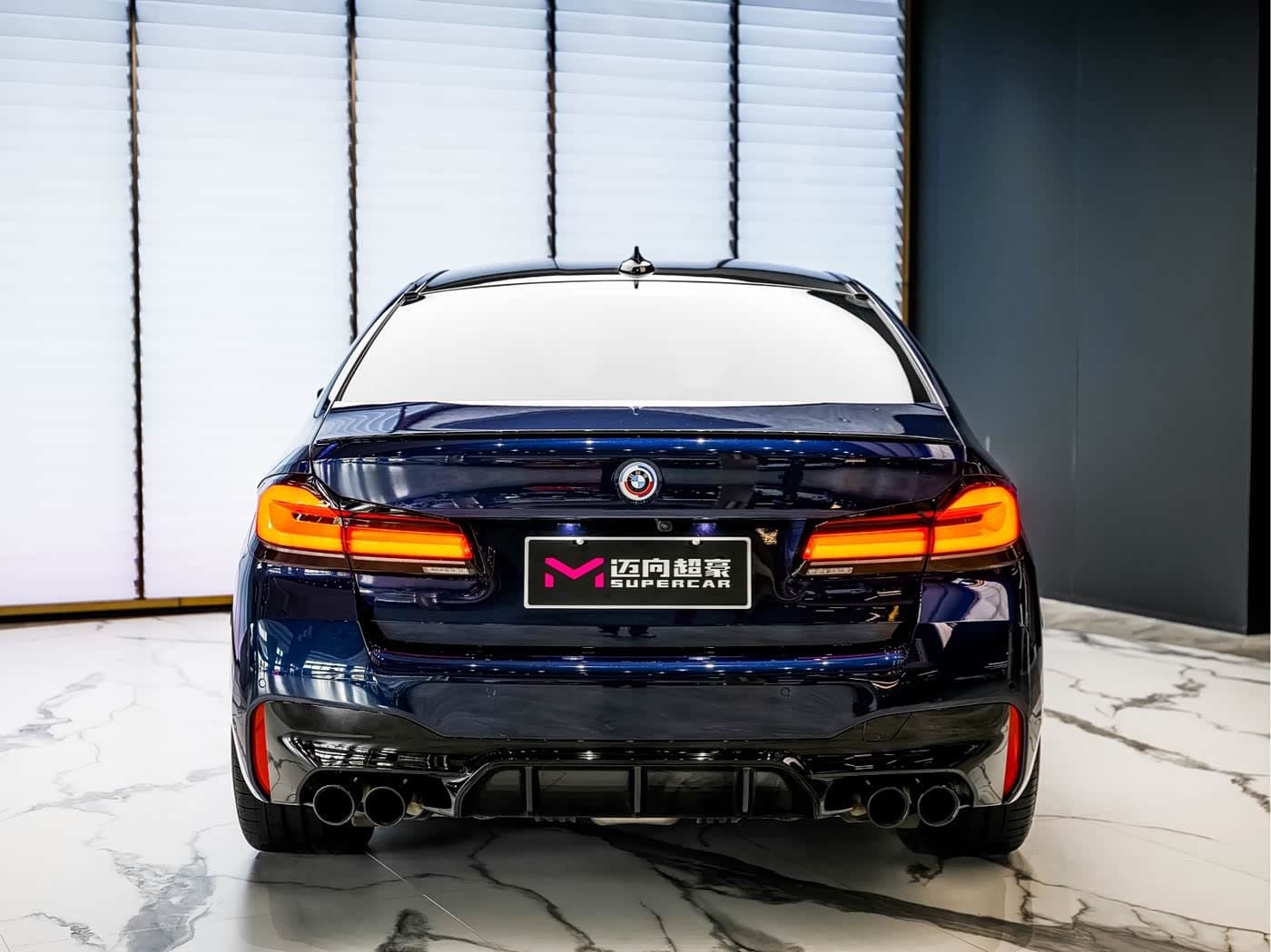 2020 BMW M5 Blue, 12,000 km, China export – photo 4