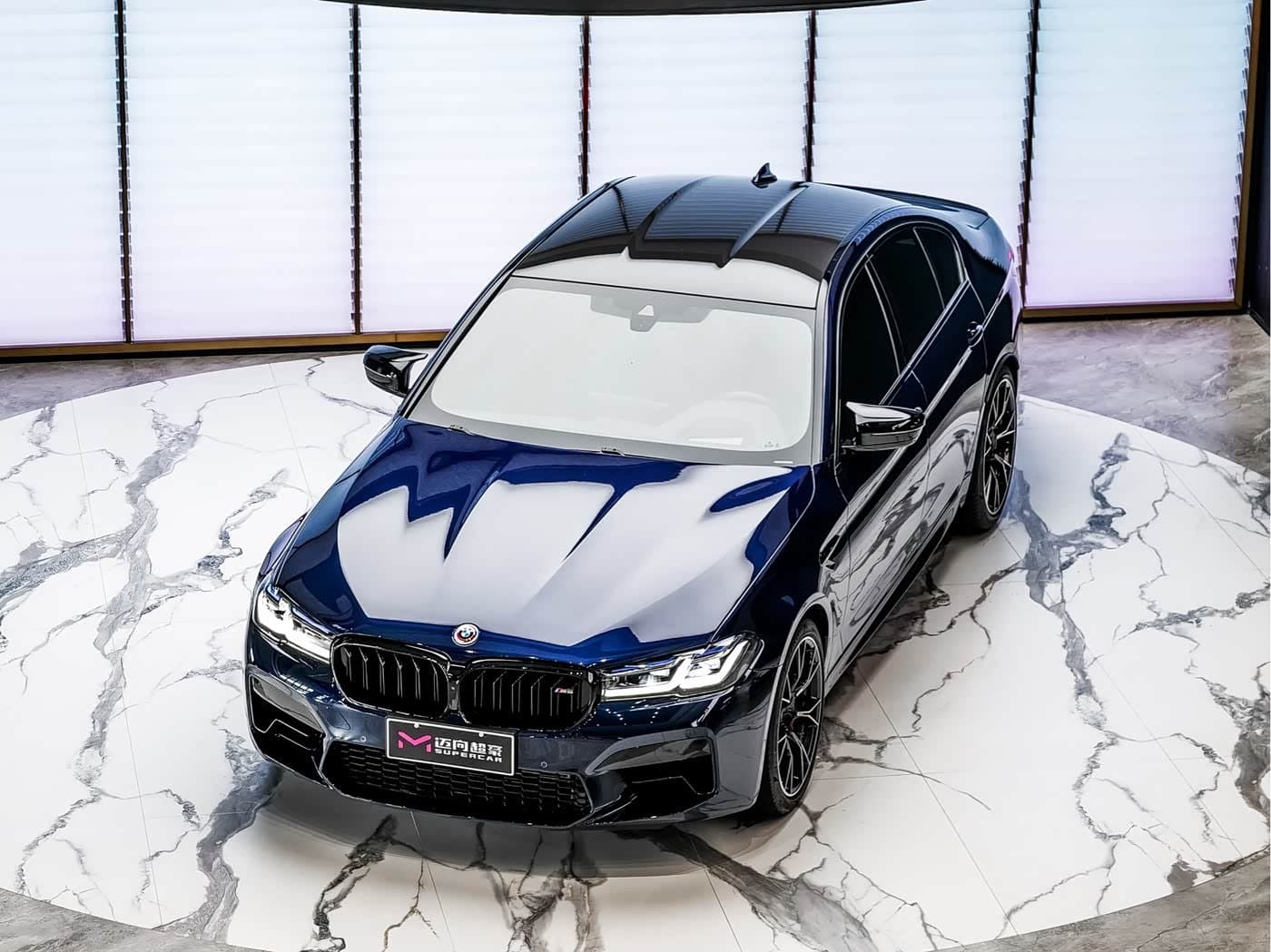 2020 BMW M5 Blue, 12,000 km, China export – photo 2