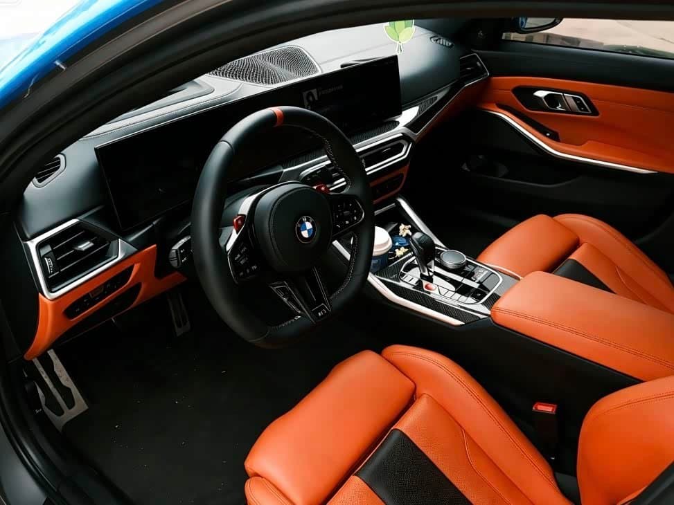 2022 BMW M3 Blue, 40,000 km, China export – photo 7