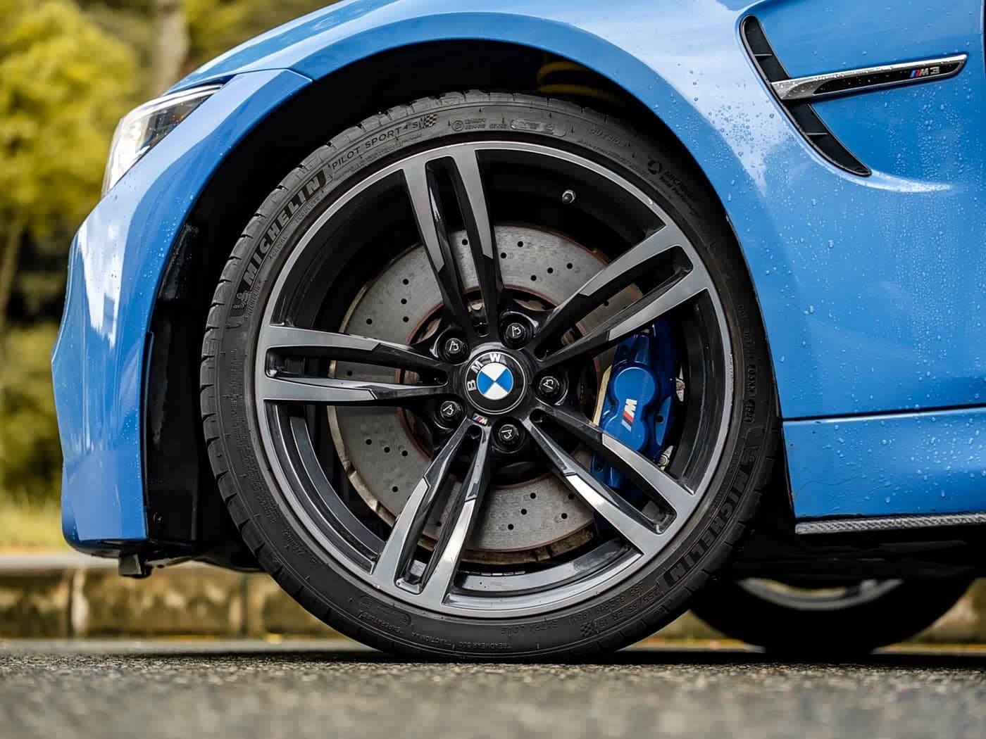 2018 BMW M3 Blue, 52,000 km, China export – photo 5