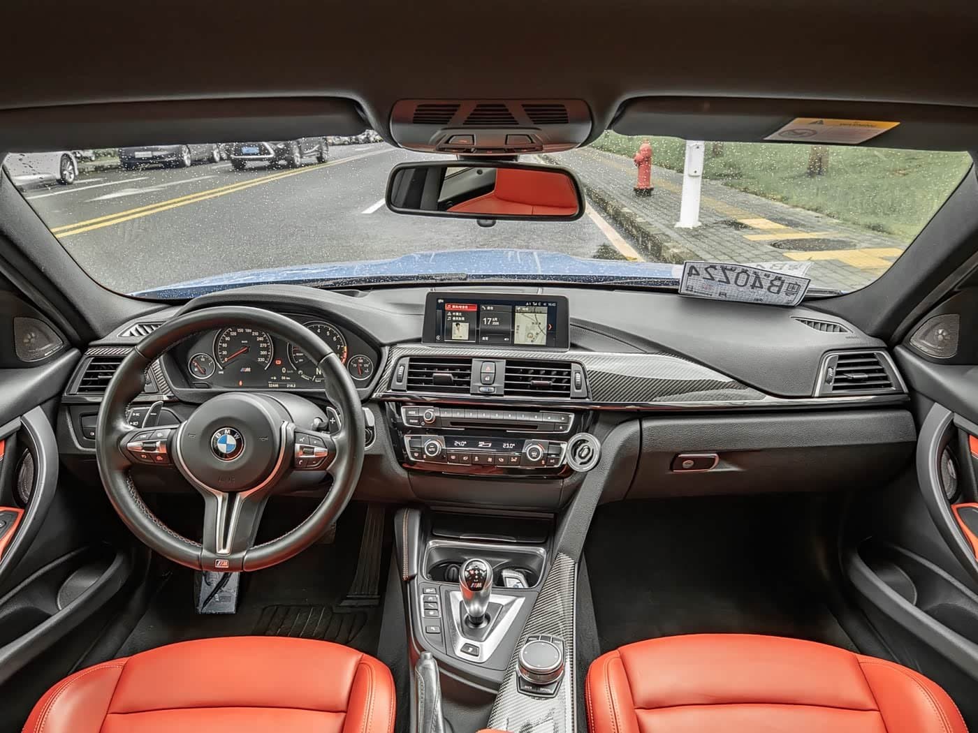 2018 BMW M3 Blue, 52,000 km, China export – photo 7