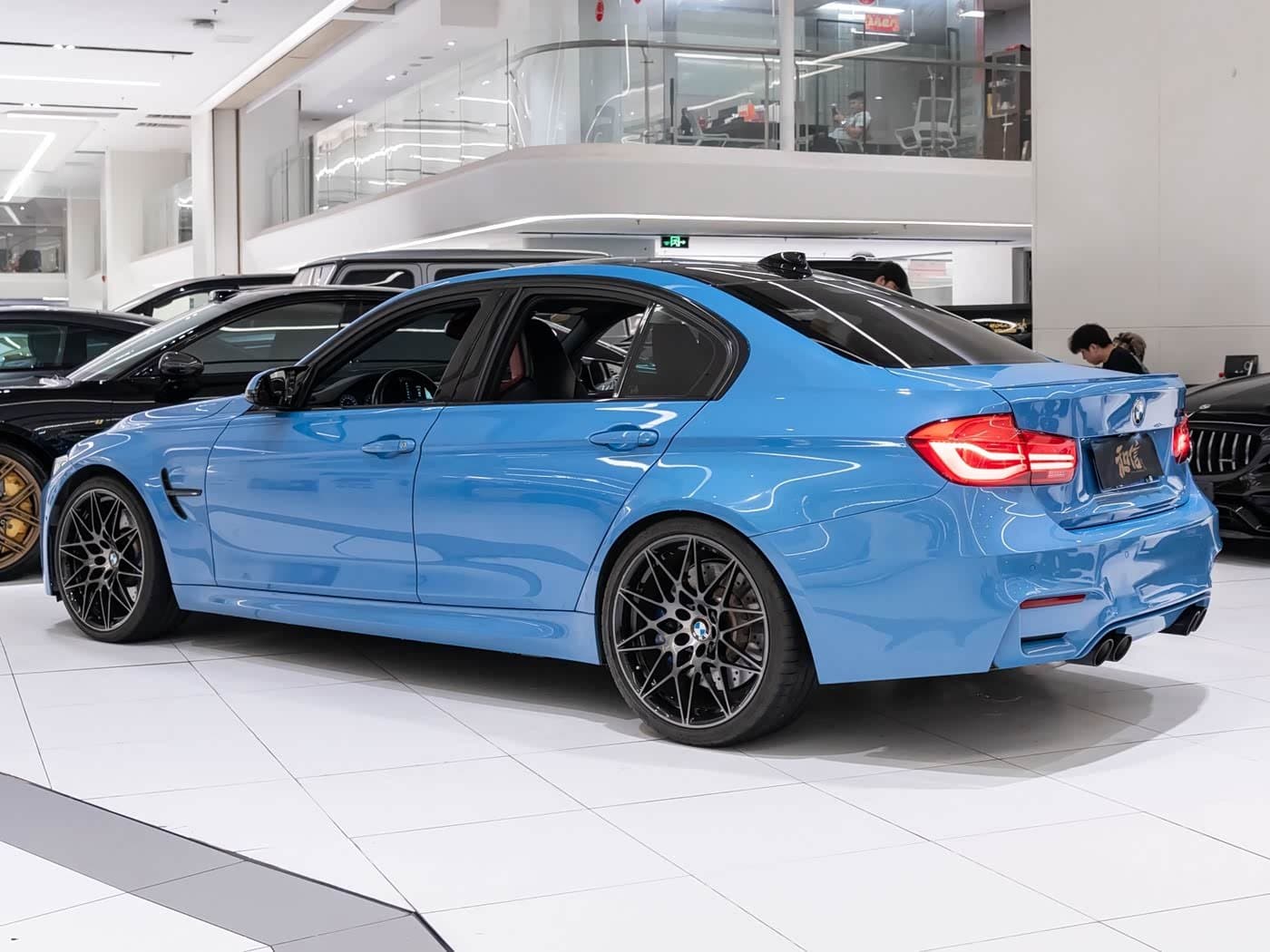 2018 BMW M3 Blue, 53,000 km, China export – photo 5
