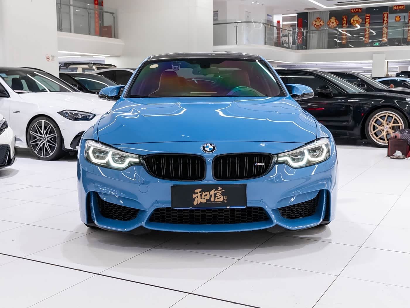 2018 BMW M3 Blue, 53,000 km, China export – photo 2