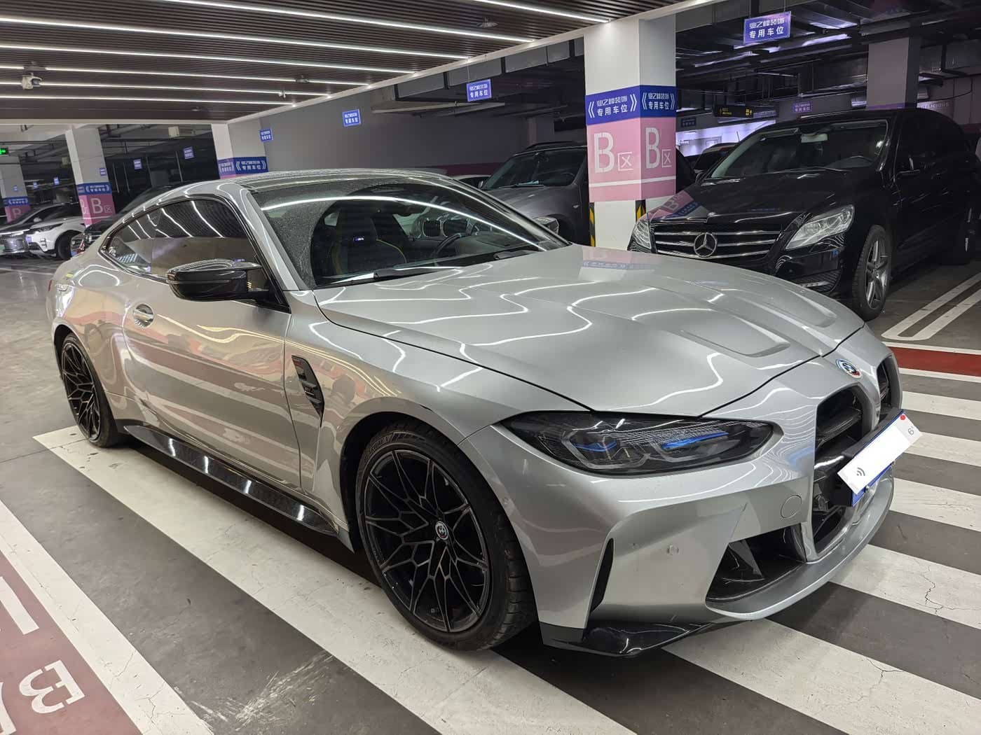 2022 BMW M4 银灰色, 50,000 km, China export – photo 3