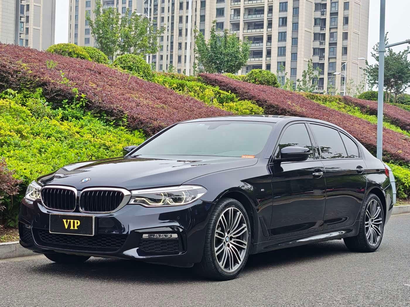 2018 BMW 5 Series Black, 77,000 km, China export – photo 1