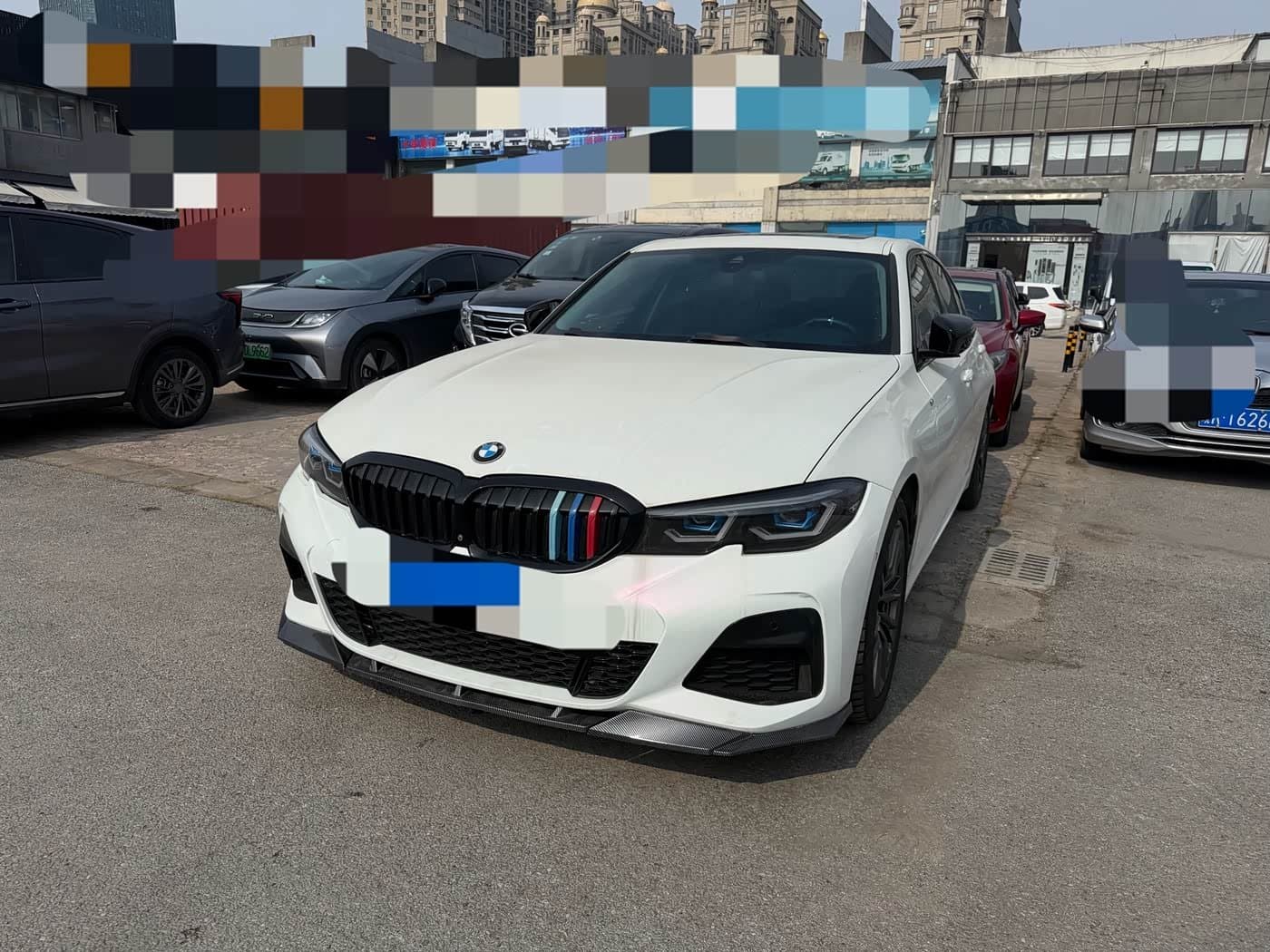 2019 BMW 3 Series White, 96,000 km, China export – photo 1