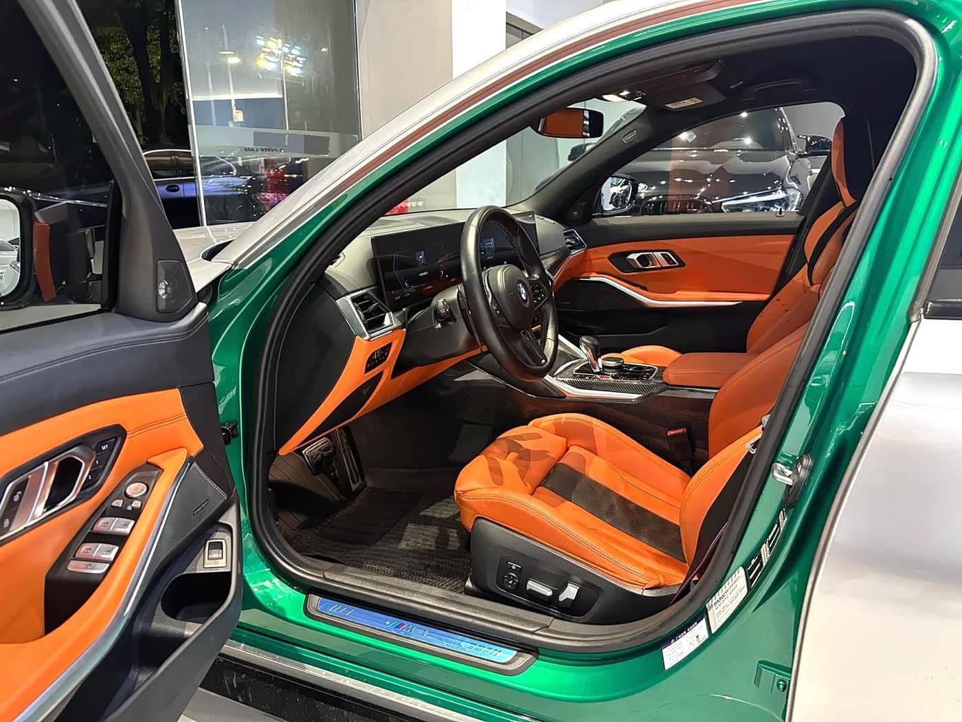2022 BMW M3 Green, 40,000 km, China export – photo 7