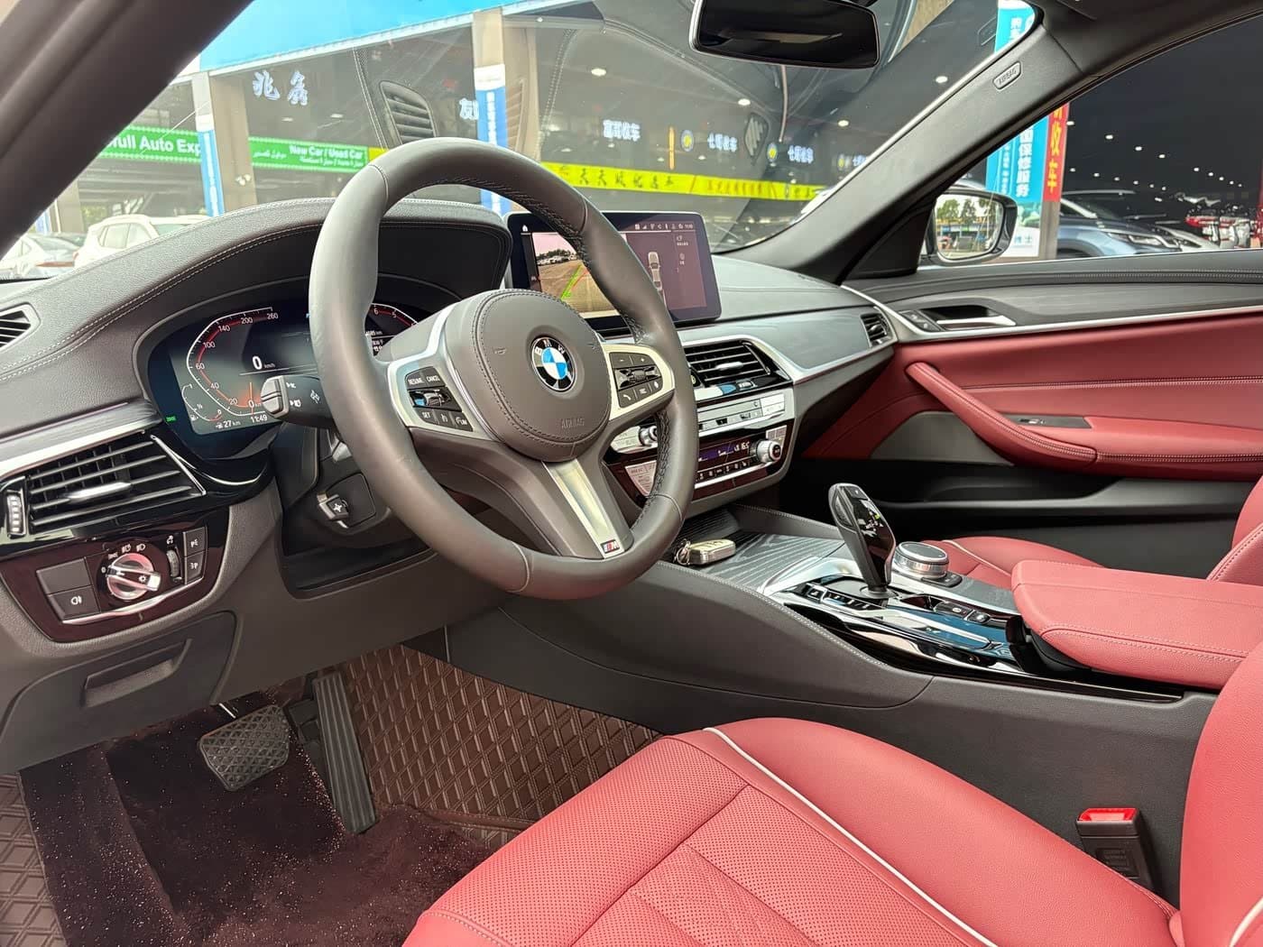 2021 BMW 5 Series White, 14,000 km, China export – photo 4