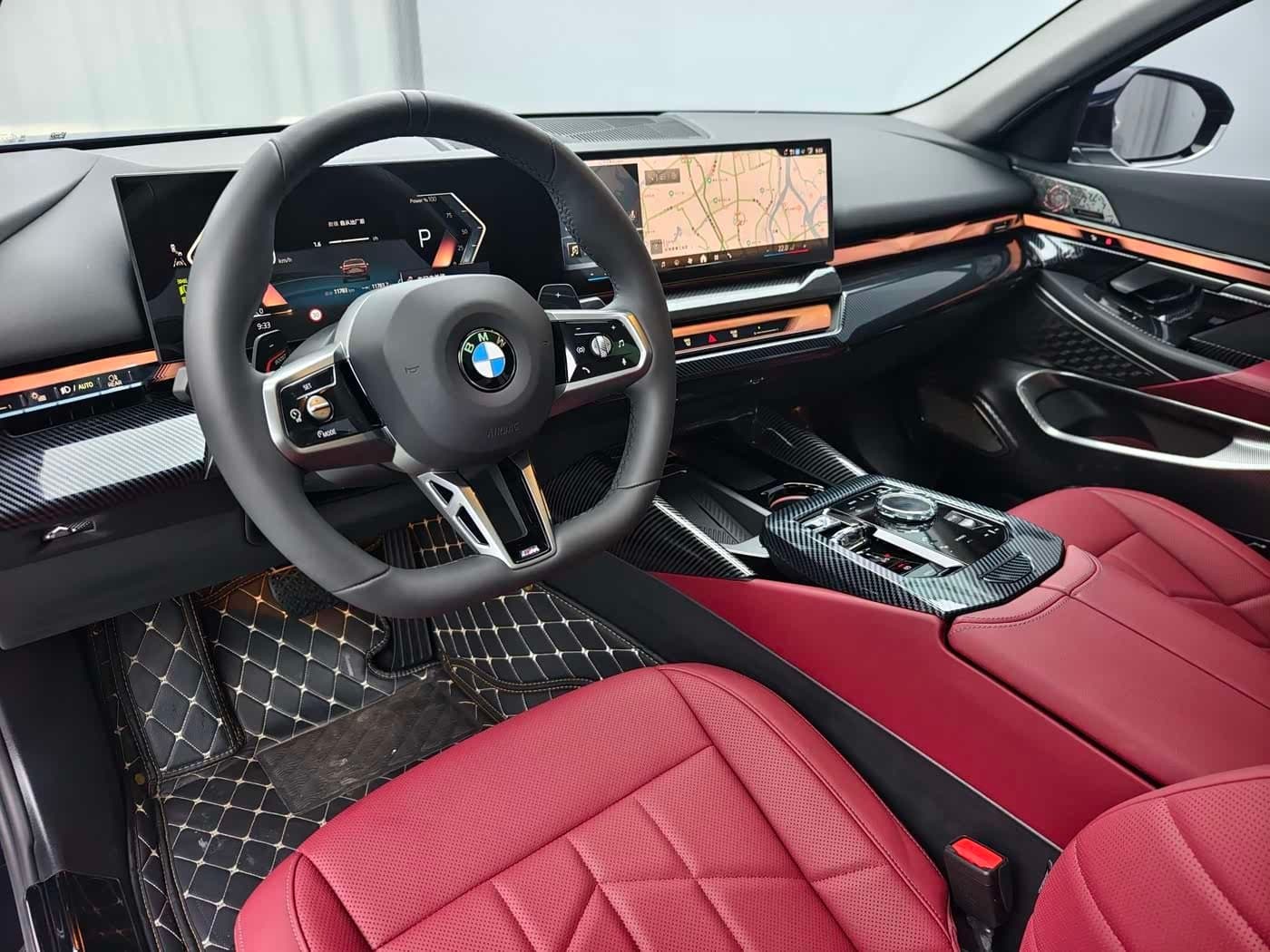 2024 BMW 5 Series Black, 29,000 km, China export – photo 3