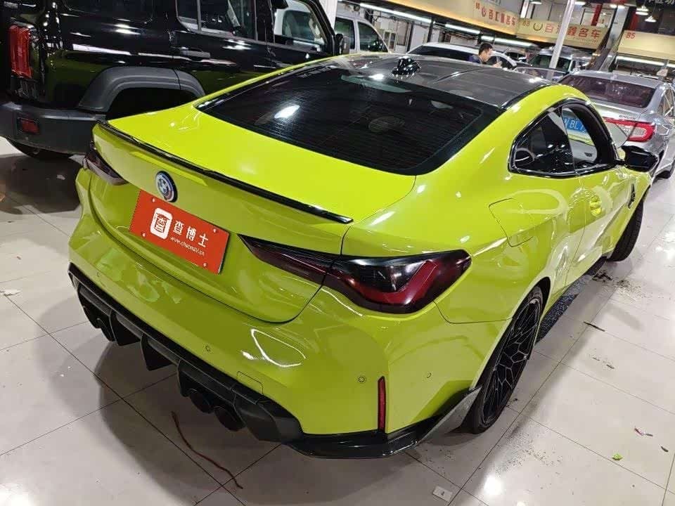 2021 BMW M4 Yellow, 58,000 km, China export – photo 7