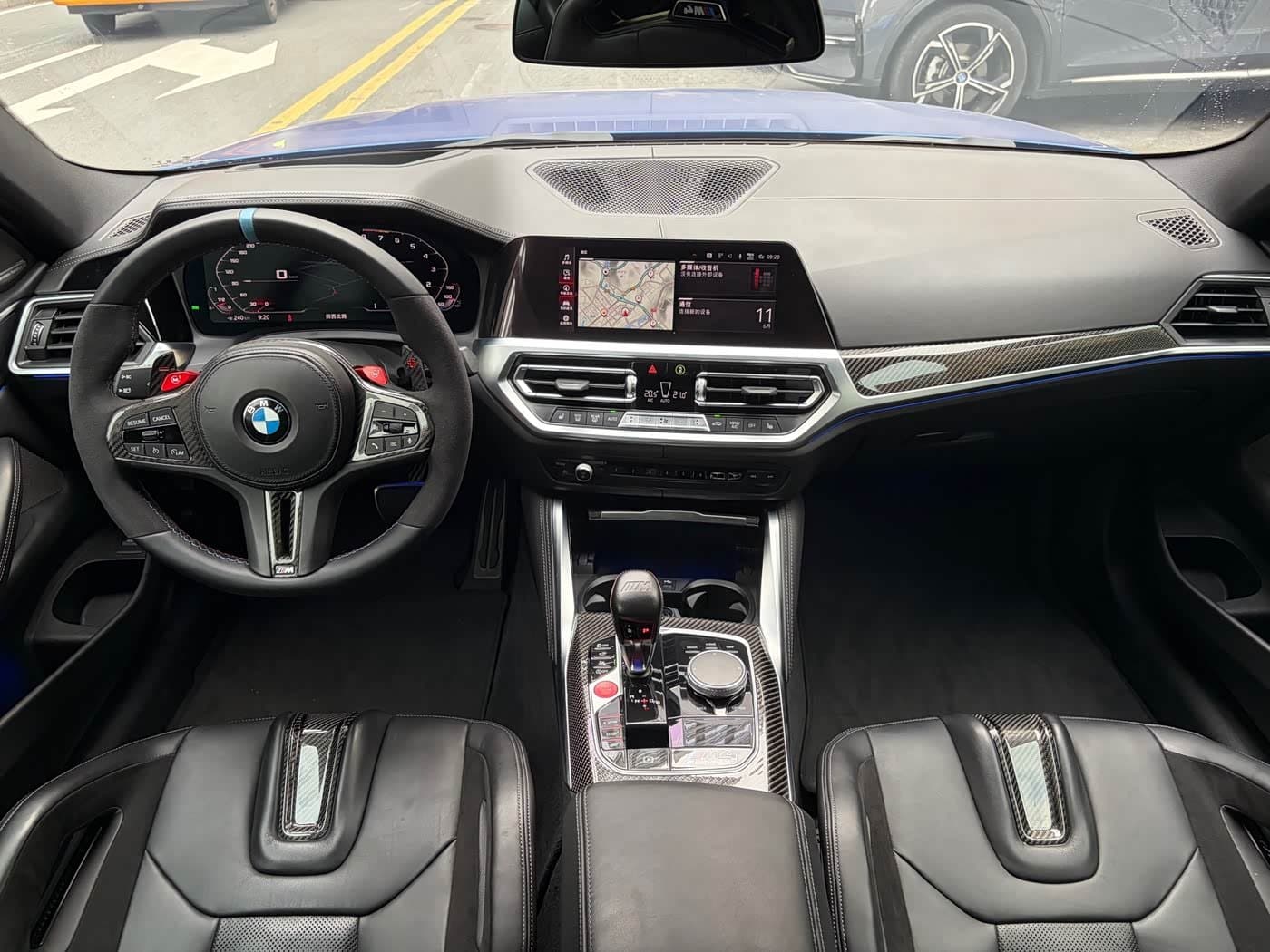 2022 BMW M4 Blue, 29,000 km, China export – photo 4