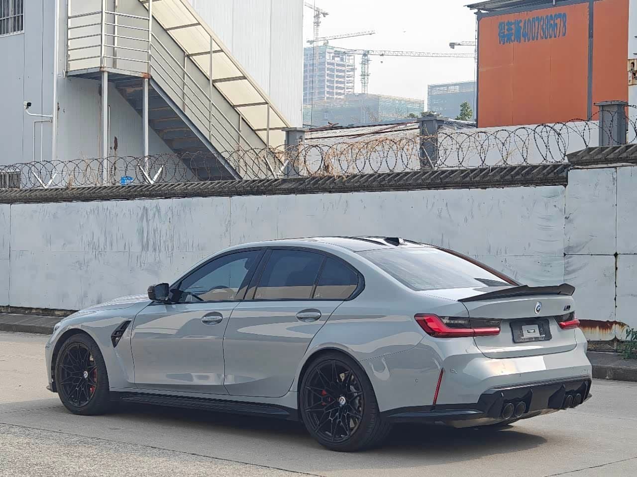 2022 BMW M3 银灰色, 10,000 km, China export – photo 4