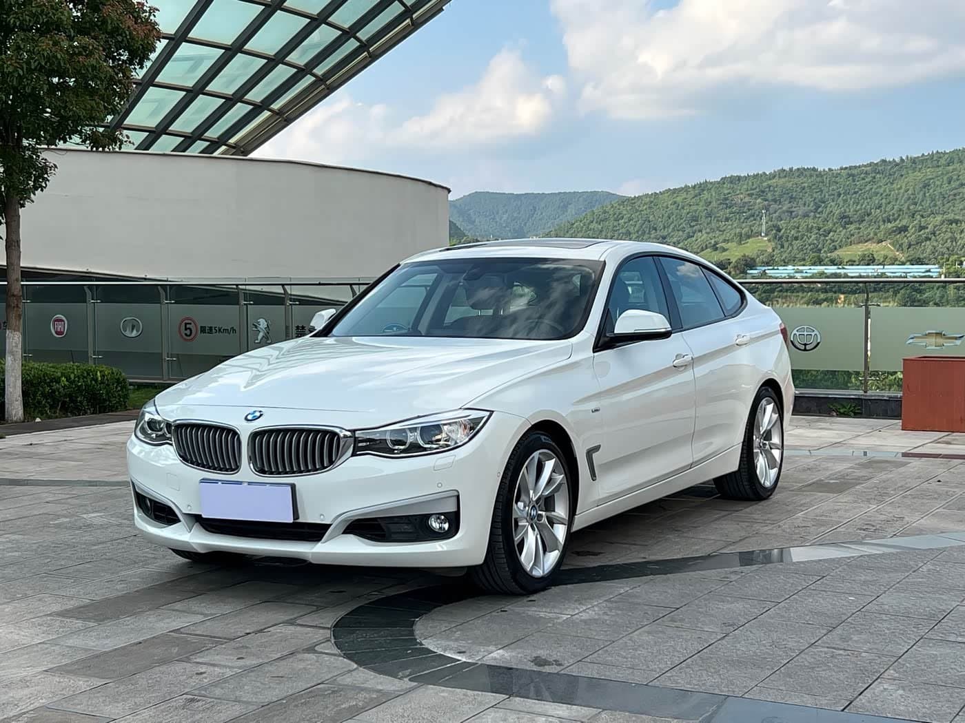 2013 BMW 3 Series GT White, 97,000 km, China export – photo 1