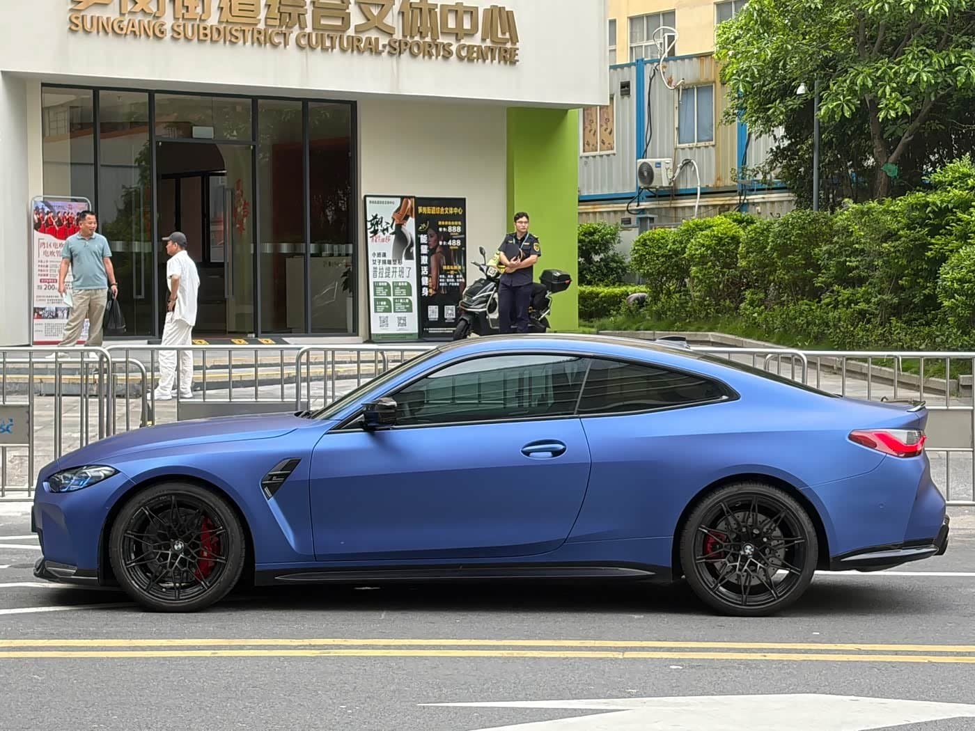 2022 BMW M4 Blue, 29,000 km, China export – photo 3