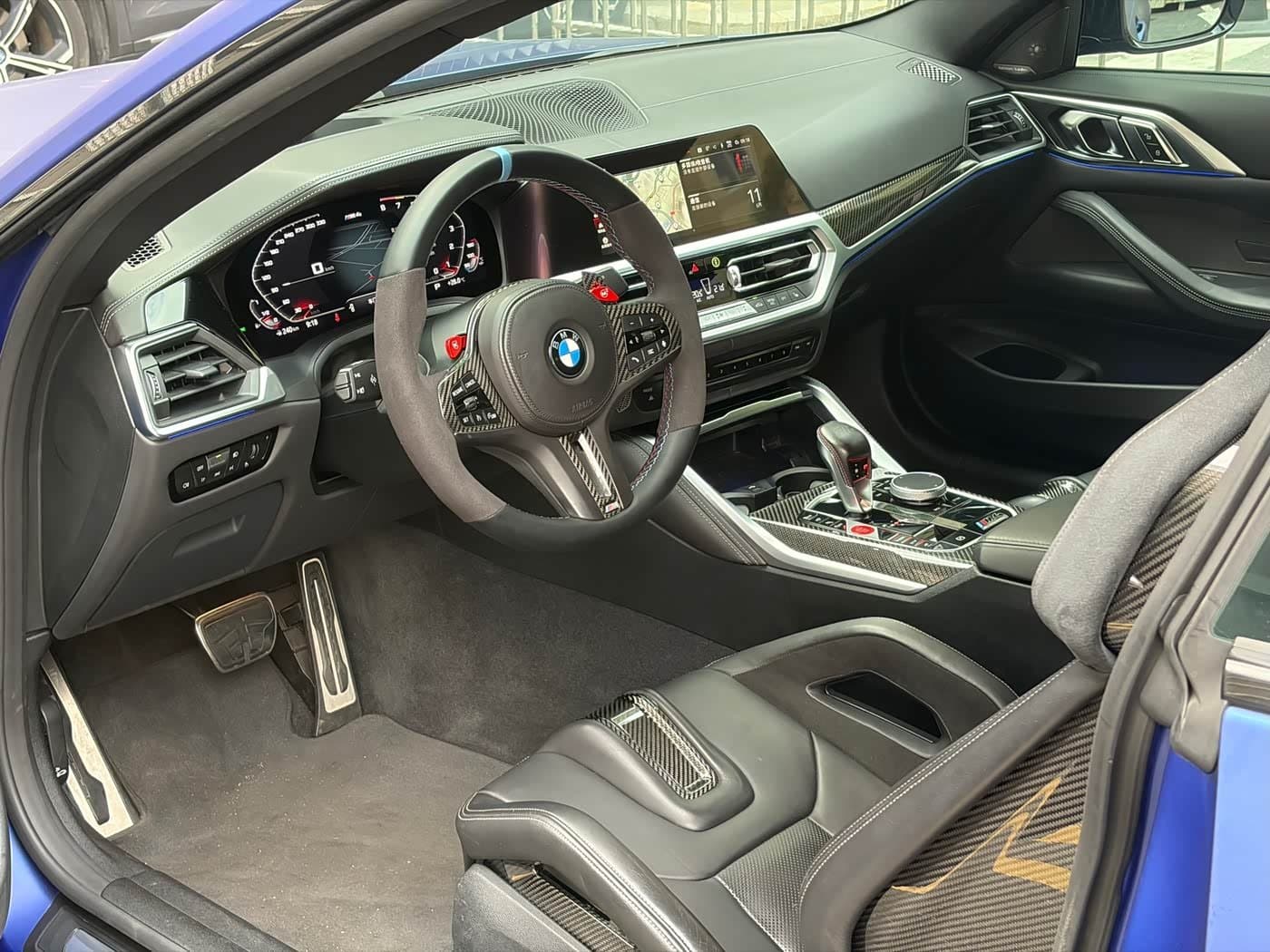 2022 BMW M4 Blue, 29,000 km, China export – photo 7